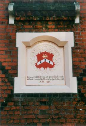 Ipswich Historic Lettering: Tooleys almshouses 1