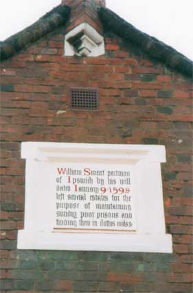 Ipswich Historic Lettering: Tooleys almshouses 3