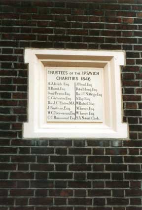 Ipswich Historic Lettering: Tooleys almshouses 7