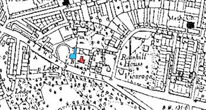Ipswich Historic Lettering: Upland Gate map