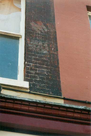 Ipswich Historic Lettering: vestige Butter Market 1