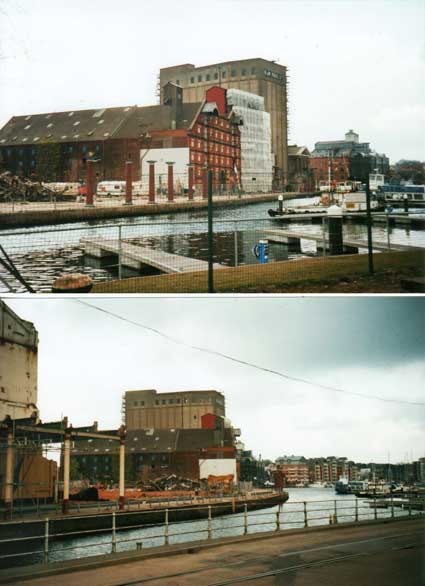 Ipswich Historic Lettering: Waterfront regen. 3