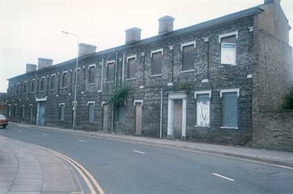 Ipswich Historic Lettering: Water Works Cottages before modernisation 1996