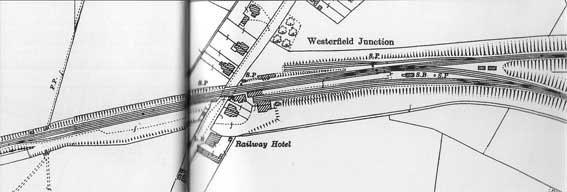 Ipswich Historic Lettering: Westerfield Jct.map