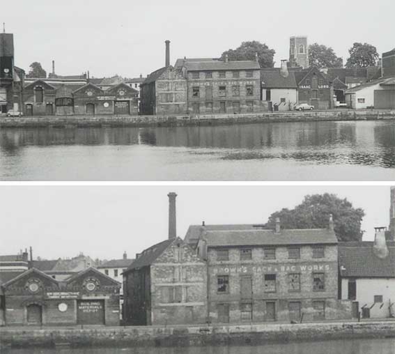 Ipswich Historic Lettering: Wet Dock Wherry Inn 20th C.