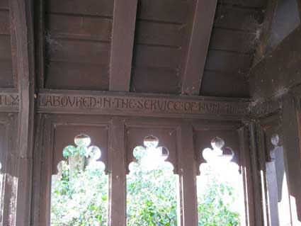 Ipswich Historic Lettering: Wherstead Church 4