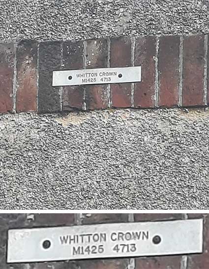Ipswich Historic Lettering: Norwich Road Whitton Crown sign