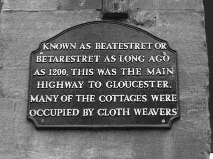 Ipswich Historic Lettering: Winchcombe plaque