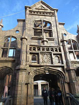 Ipswich Historic Lettering: Wolsey 550 cardboard structure