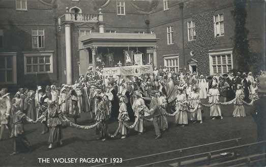 Ipswich Historic Lettering: Wolsey Pageant 1930