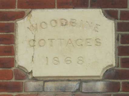 Ipswich Historic Lettering: Woodbine Cottages 2