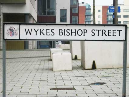 Ipswich Historic Lettering: Wykes Bishop Street